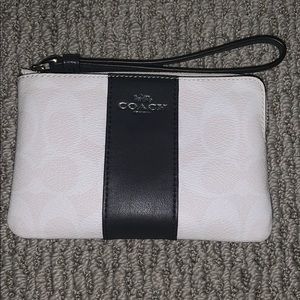 Coach chalk Midnight Wristlet